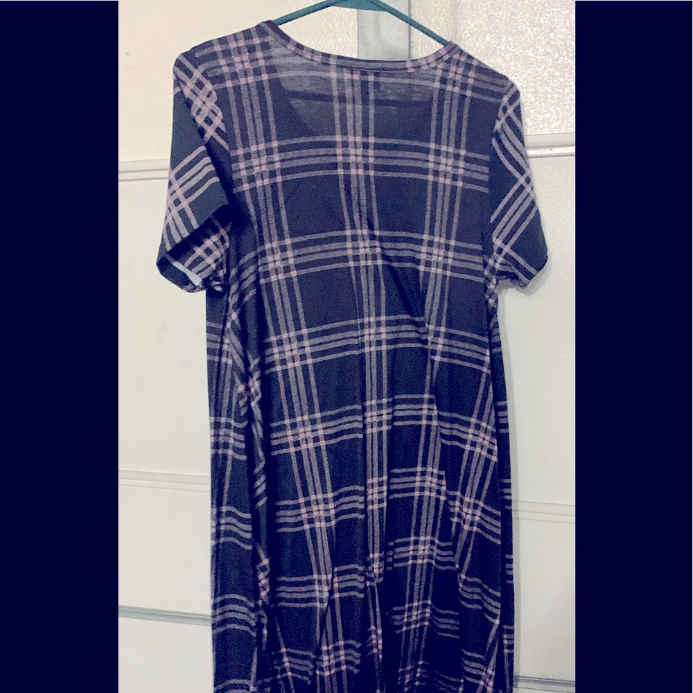 Plaid comfy dress worn one time.